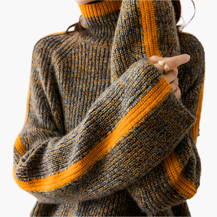 Lune London | Turtleneck Knit Sweater - Fashionable Winter Sweater for Everyday and Leisure