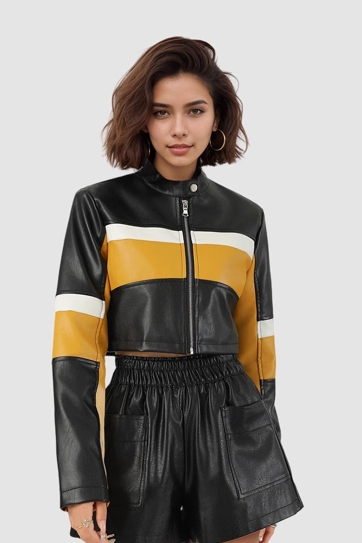 Lune London | PU Crop Jacket