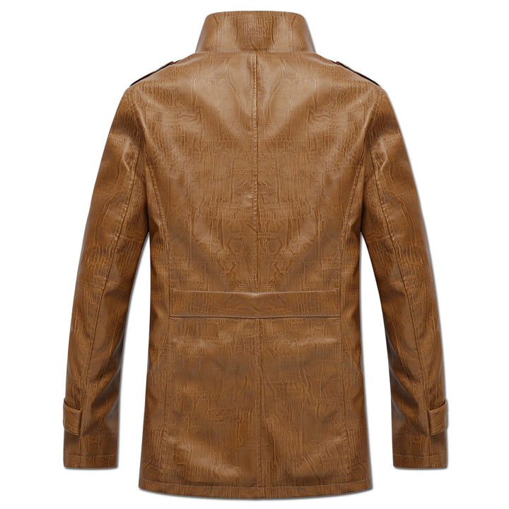 Trendy leather jacket for men with warm fleece lining Lune London