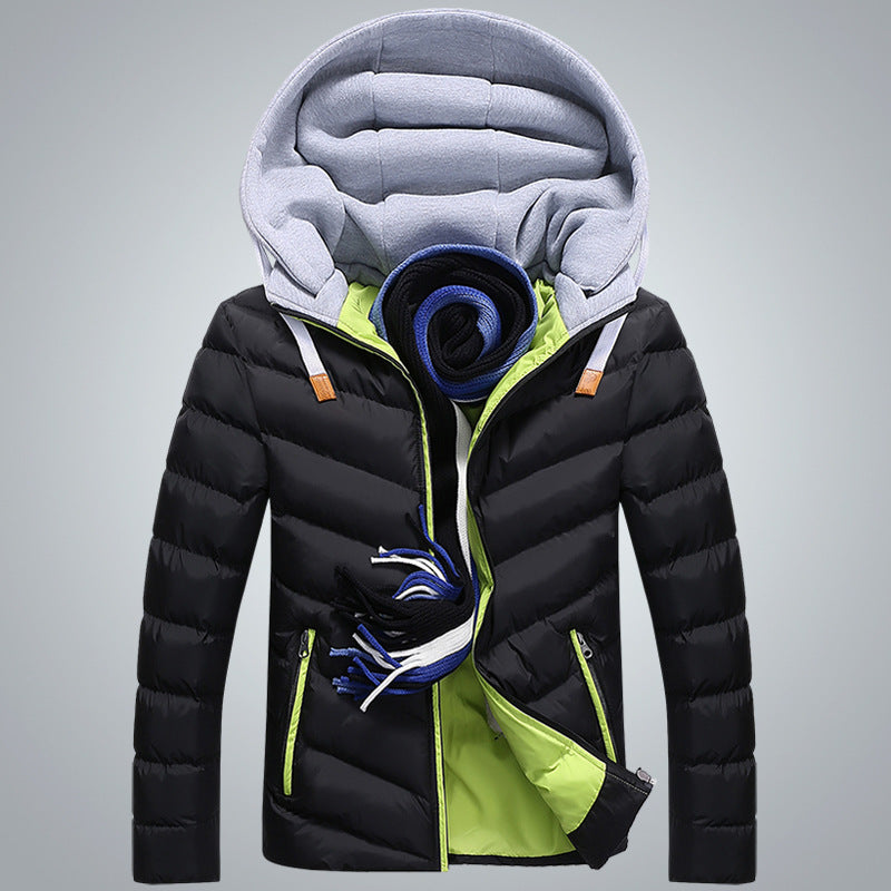 Men's hooded jacket lined with high thermal insulation Lune London