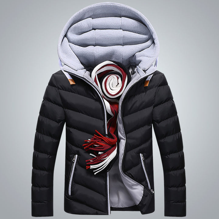 Men's hooded jacket lined with high thermal insulation Lune London