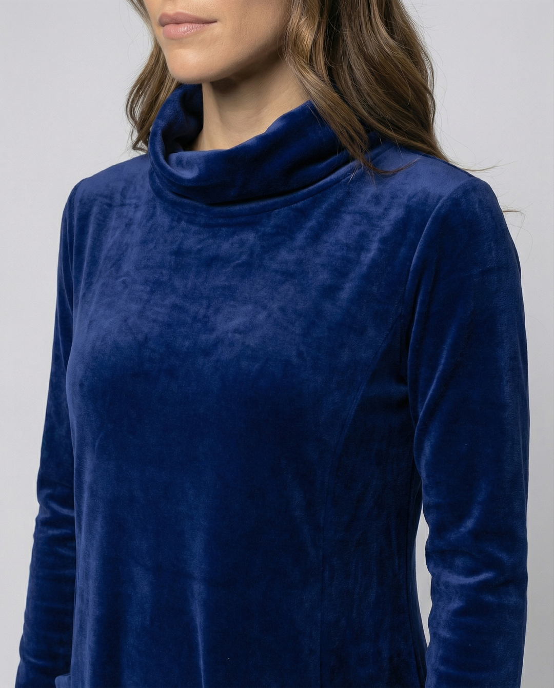 Women’s Velvet Dress with Pockets – Elegant & Comfortable | Lune London