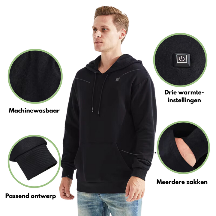Lune London | Hoodie - USB - Elegant and warm for winter
