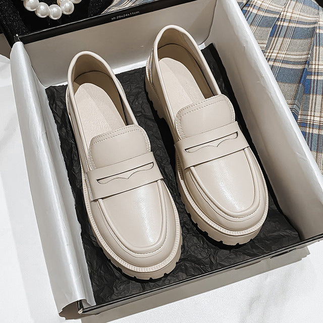 Lune London | Fashion Women British Style Genuine Leather Platform Shoes Spring Shoes