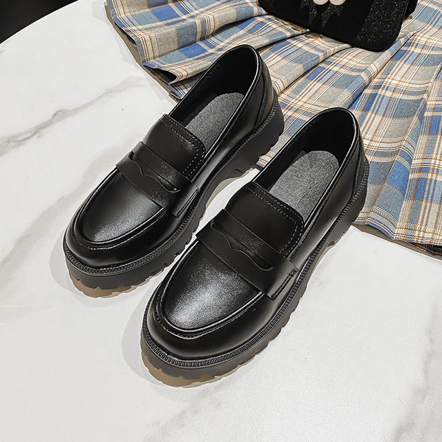 Lune London | Fashion Women British Style Genuine Leather Platform Shoes Spring Shoes