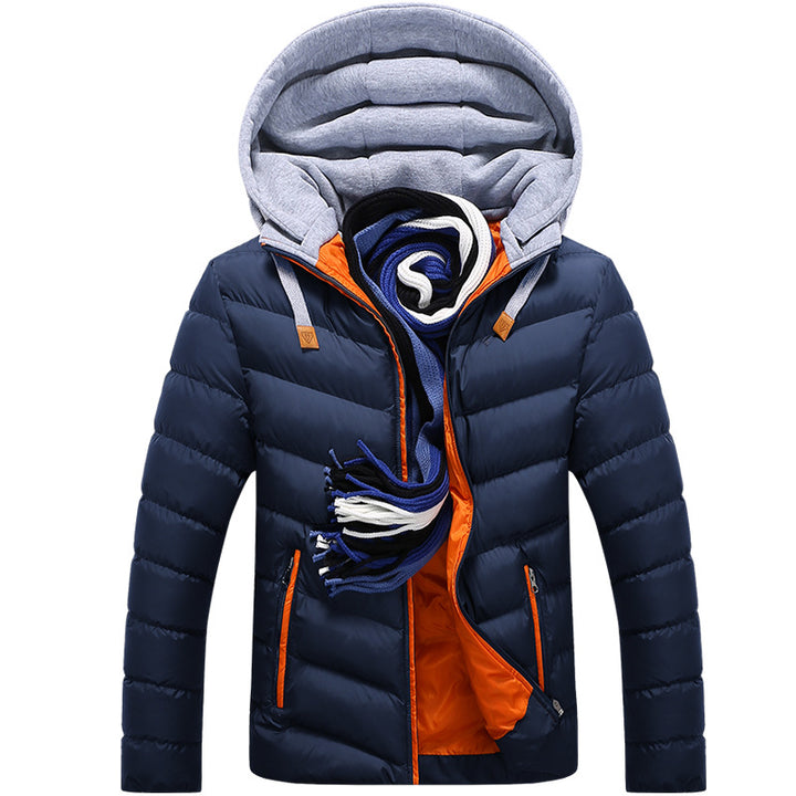 Men's hooded jacket lined with high thermal insulation Lune London