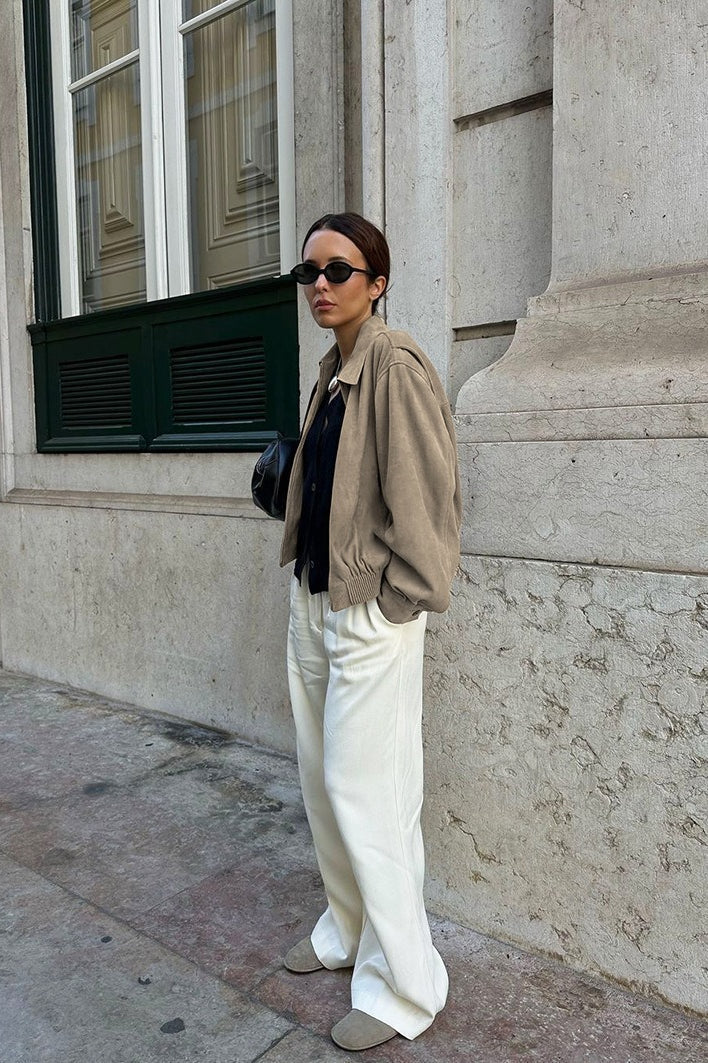 Lune London | Fit Khaki Suede Jacket