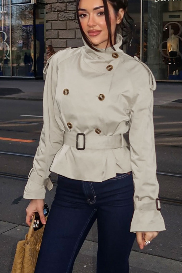 Lune London | Collar-Belt-Short Jacket