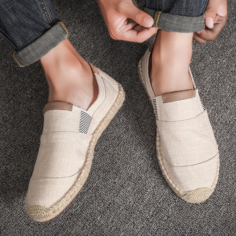 Lune London | Boss Stylish Handmade Canvas Straw Shoes Summer Chic
