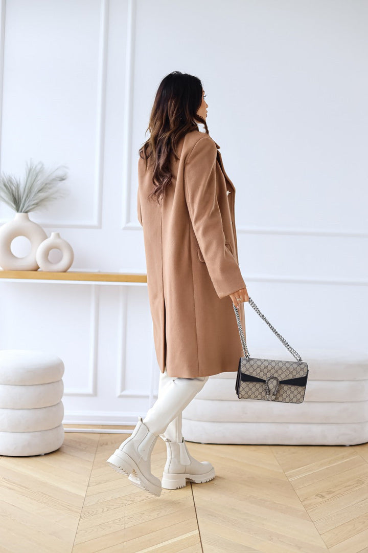 Lune London | Coat - Double-breasted - Wool blend - Tailored fit - Classic width lapels