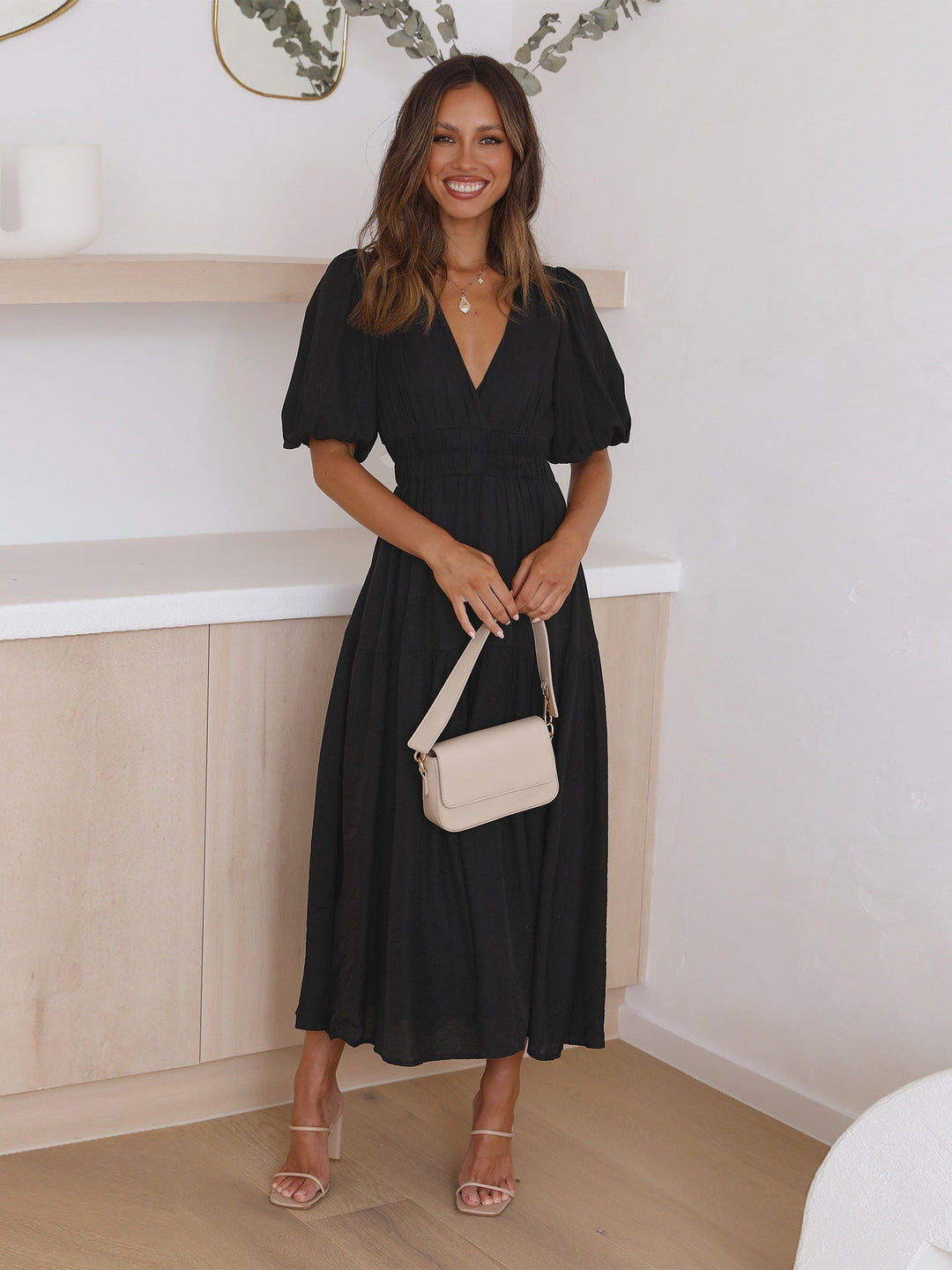 Lune London | Dress with Puff Sleeves for Women