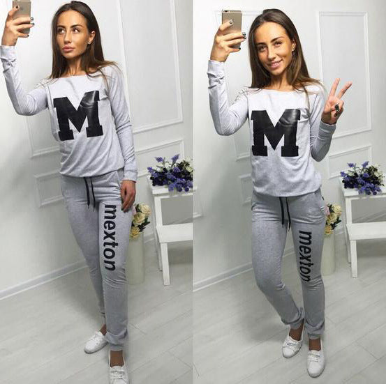 Ensemble de loisirs sportif pour femmes avec impression créative Chic & Stil