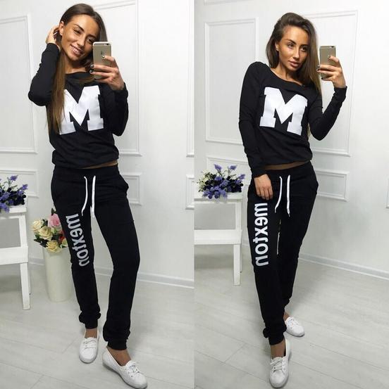 Ensemble de loisirs sportif pour femmes avec impression créative Chic & Stil