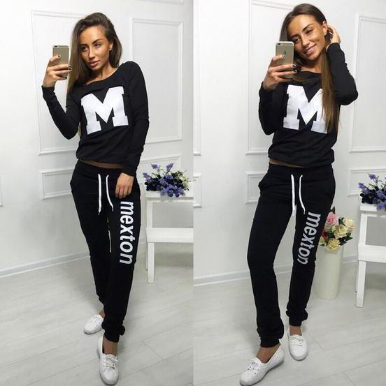 Ensemble de loisirs sportif pour femmes avec impression créative Chic & Stil