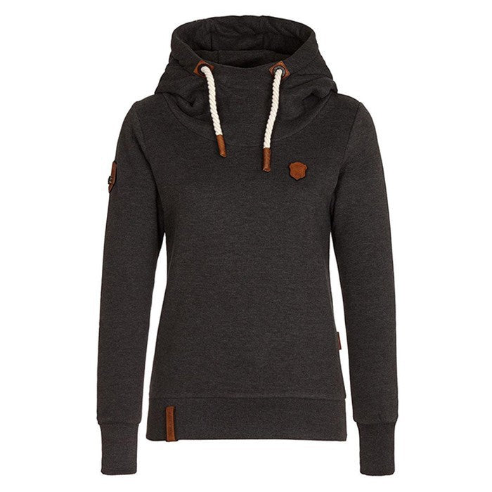 Women's Casual Hooded Sweatshirt with Comfortable Fit and Stylish Details Lune London
