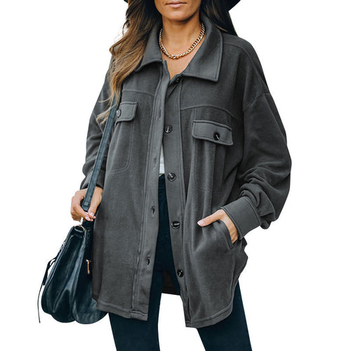 Lune London | Fleece button jacket.