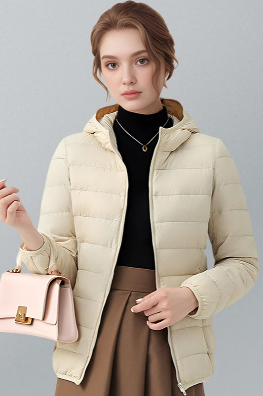 Lune London | Slim Fit Hooded Puffer Jacket