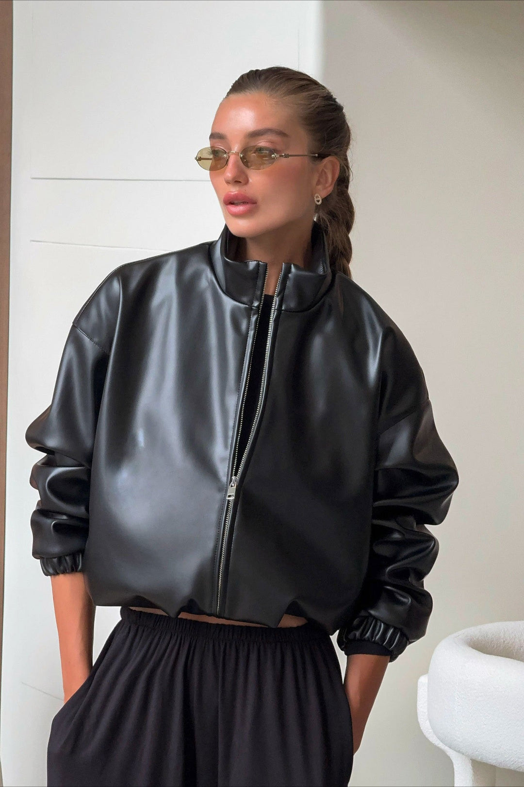 Lune London | PU Leather Motorcycle Jacket