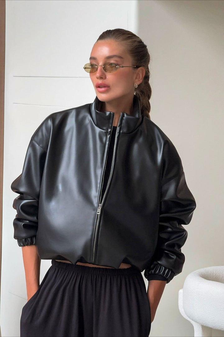 Lune London | PU Leather Motorcycle Jacket