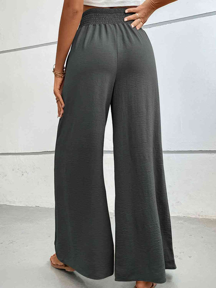 Lune London | Pantalon large avec jambe ample et coupe décontractée