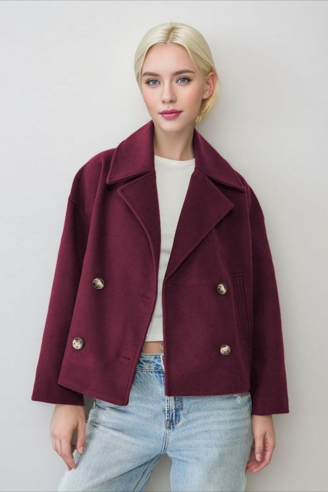 Lune London | Revers Wool Blend Jacket