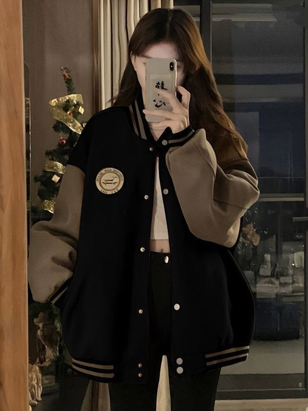 Lune London | Contrast color Loose Casual Jacket