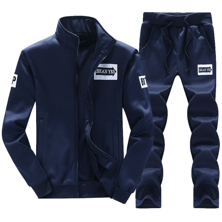 Men's sporty tracksuit with zipper and side pockets Chic und Stil