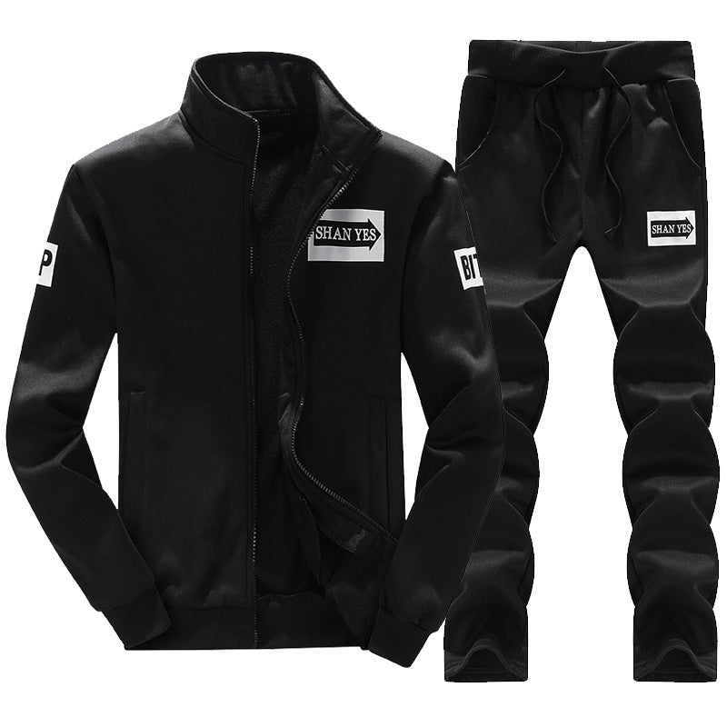 Men's sporty tracksuit with zipper and side pockets Chic und Stil