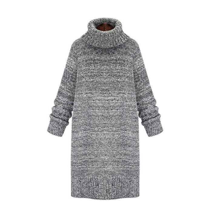 Knit dress women with high collar and casual fit Lune London