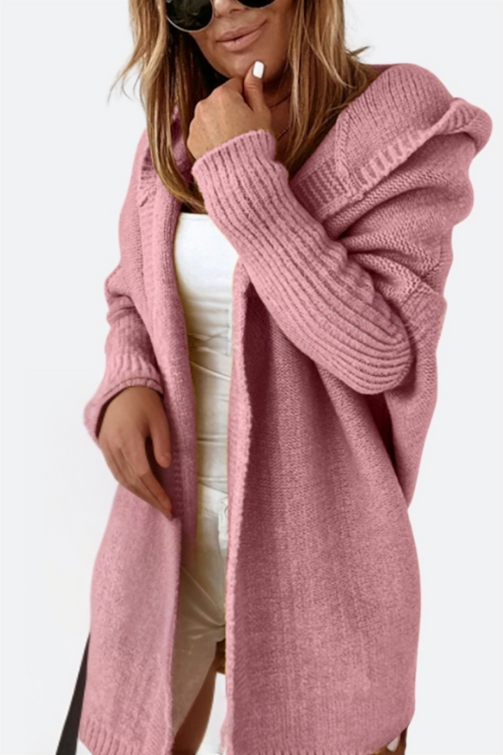 Lune London | Oversized Knit Cardigan with Hood
