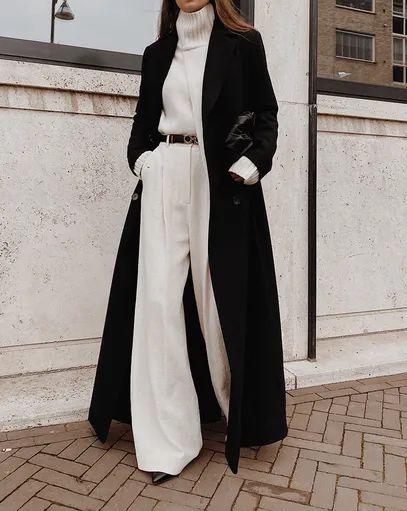 Lune London | Black Casual Winter Coat