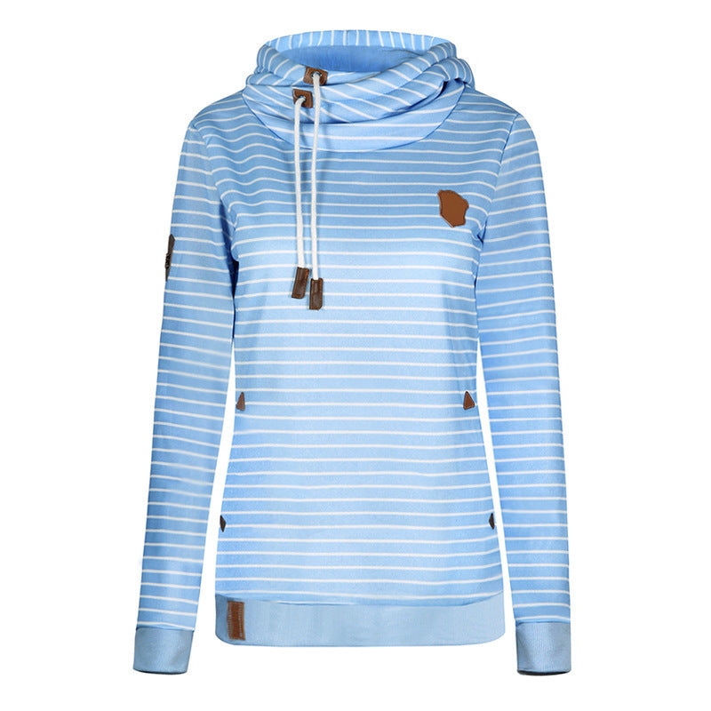Ladies comfortable layered sweater with high collar Lune London