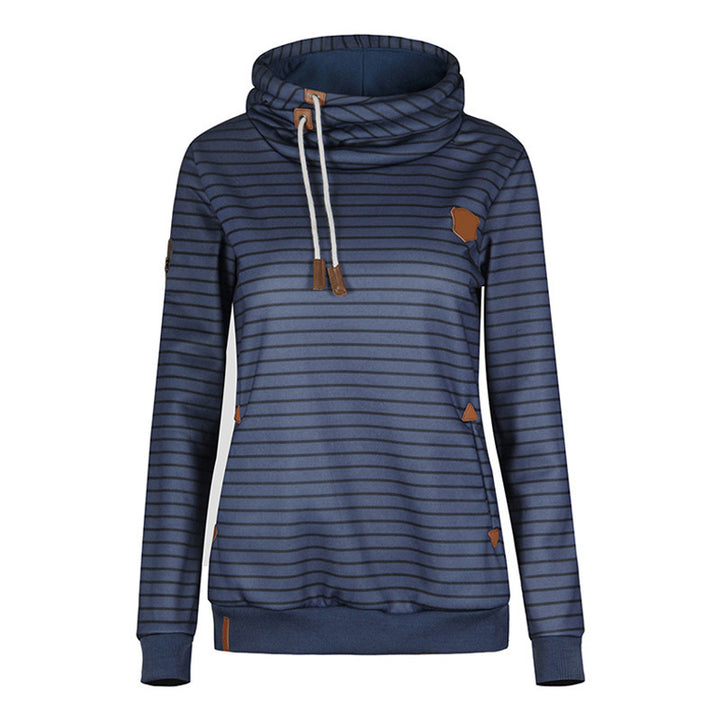 Ladies comfortable layered sweater with high collar Lune London