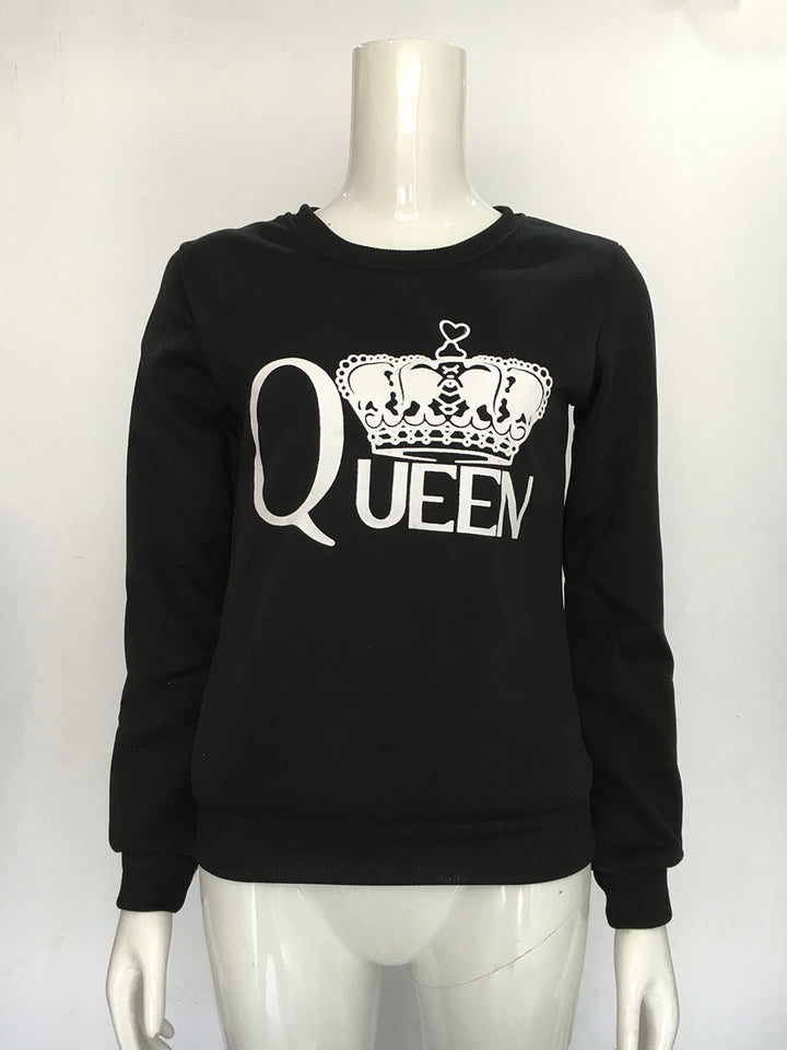 Sweat-shirt pour femmes avec impression royale Chic & Stil