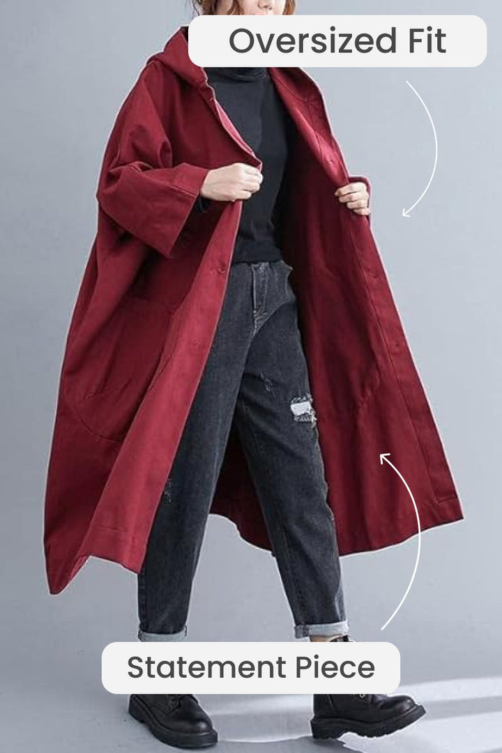 Chic Und Stil | Oversized Waterproof Windbreaker Jacket