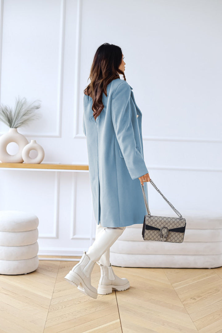 Lune London | Coat - Double-breasted - Wool blend - Tailored fit - Classic width lapels