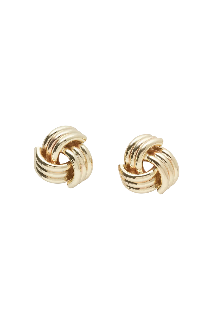 Chic Und Stil | Knotted Earrings Gold