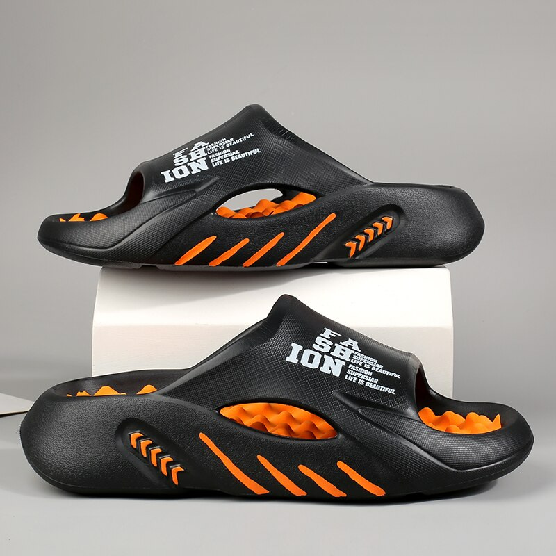 Lune London | Luxury Orthopedic Men's Slippers with Soft Insole and Non-Slip Sole