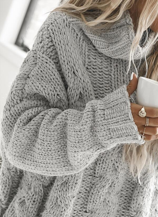 Lune London | Oversized Pullover with High Collar