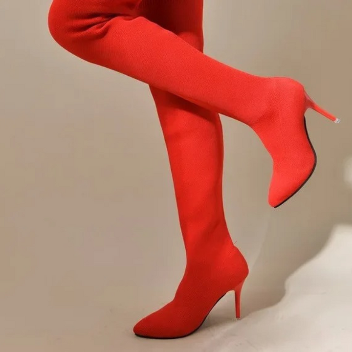 Lune London | Overknee Stretch Stiletto Boots Elegant Ladies Boots