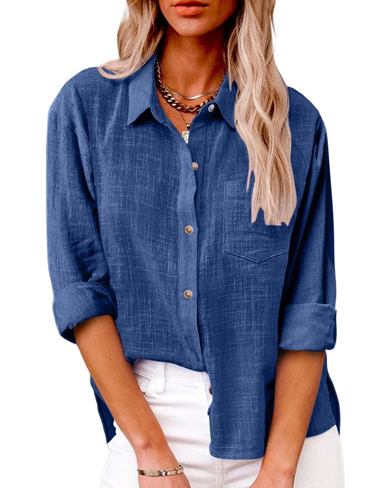 Lune London | Cotton-Linen Blouse