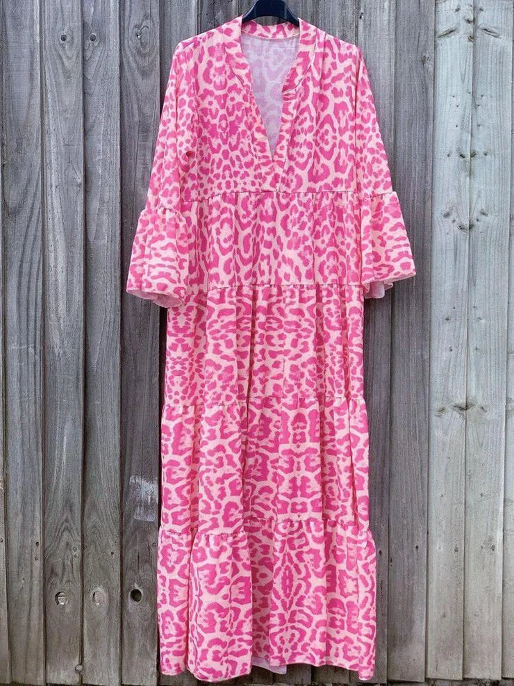 Lune London | Stylish summer dress with leopard pattern