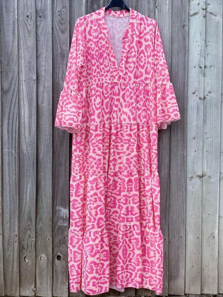 Lune London | Stylish summer dress with leopard pattern