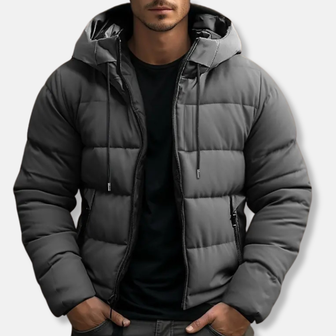 Lune London | Hooded puffer jacket - Padded jacket with zipper