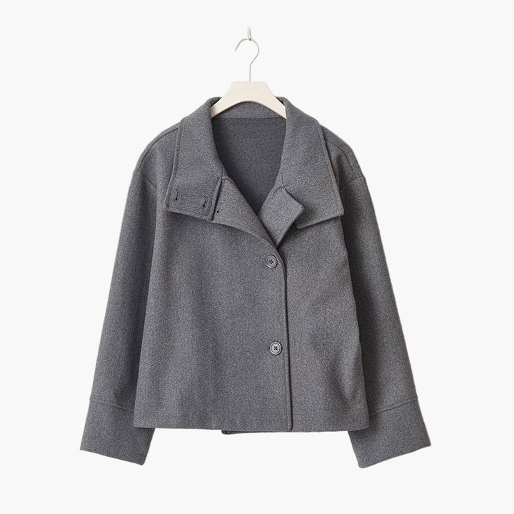 Lune London | Short Double-Breasted Transition Jacket - Modern City Look for Everyday and the Office
