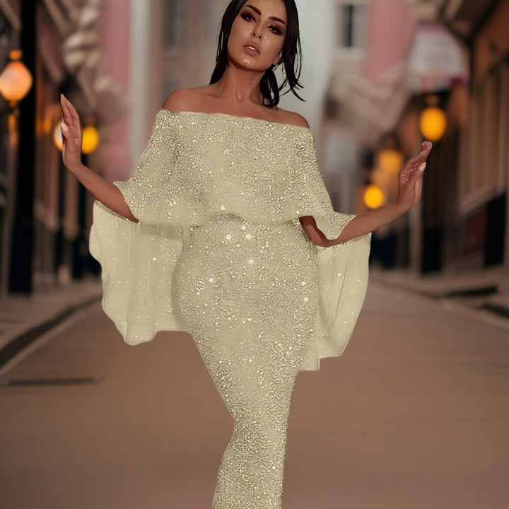 Lune London | Off-Shoulder-Dress with Ruffles