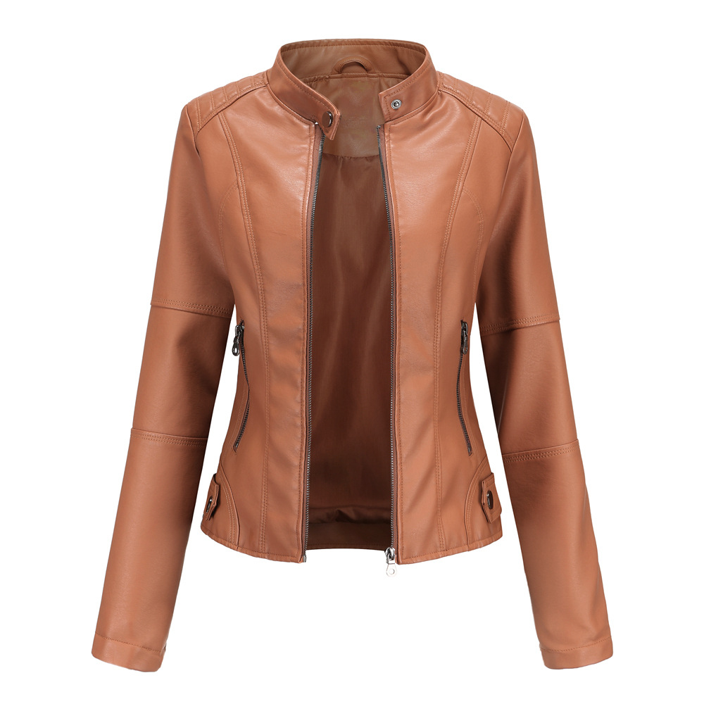Chic und Stil | Women's Leather Motorcycle Jacket - Style Meets Adventure