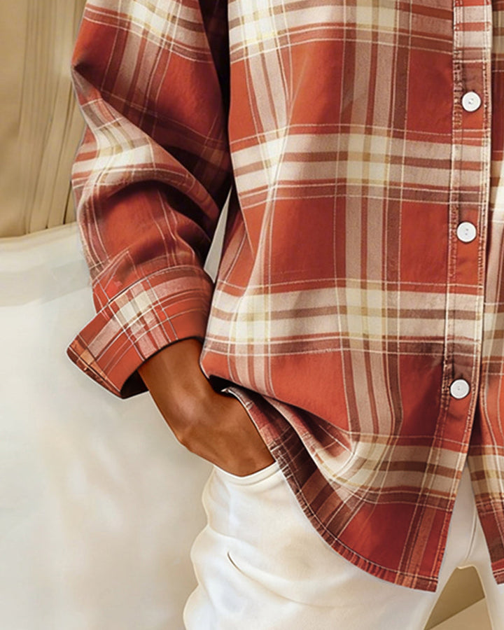 Lune London | Checked pattern and notched lapel