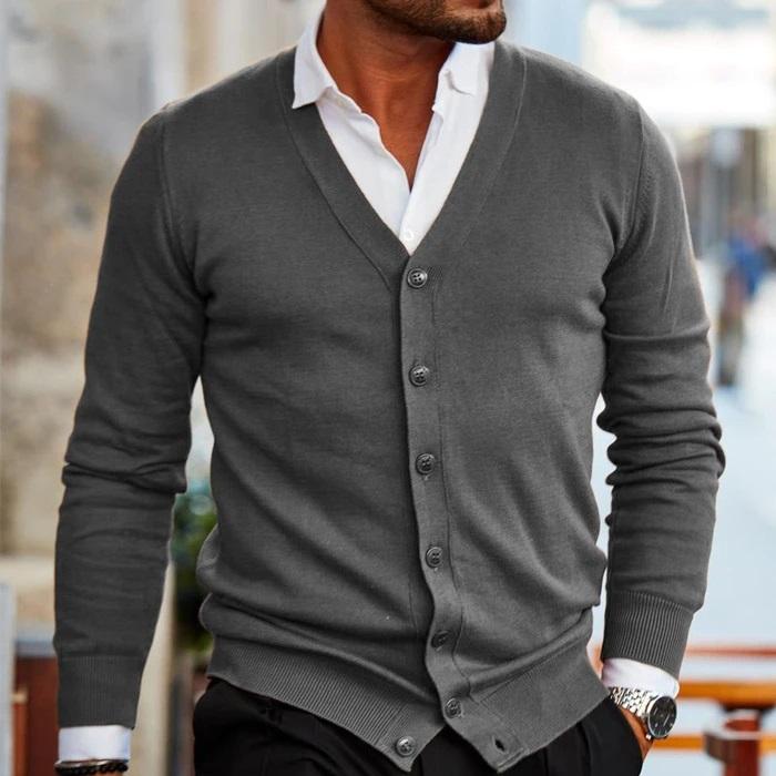 Jacket - Casual cardigan for men