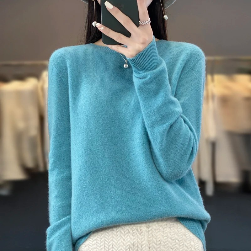 Lune London | Cashmere Pullover Women Stylish Round Neck, Soft & Comfortable